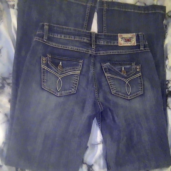 Juniors YMI sz 7 Jeans Wide leg - Picture 3 of 6